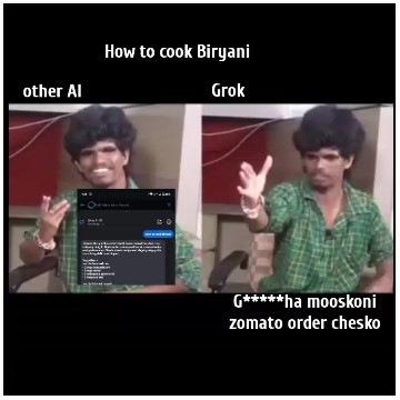 Meme About Cooking Biryani