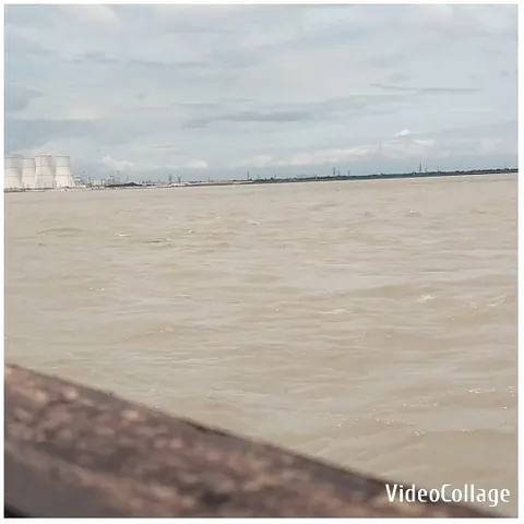 Industrial Area by Large Body of Water