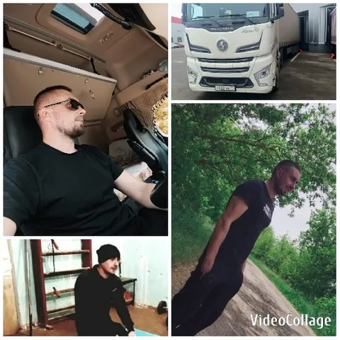 Images of Man and Truck Details