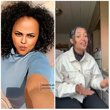 Cartoon Portrait and Smiling Person