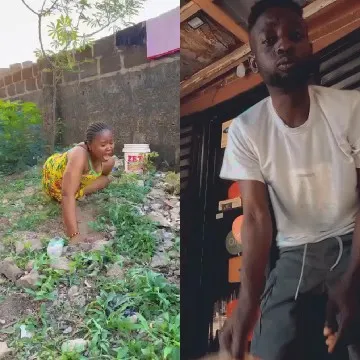 Crouching Woman and Dancing Man