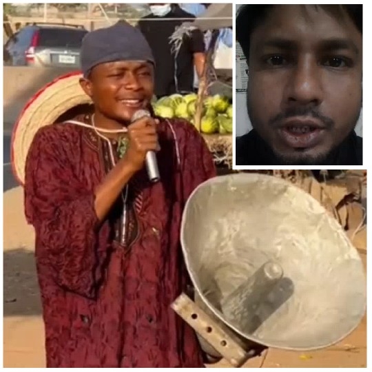 Traditional Outfit with Conical Object