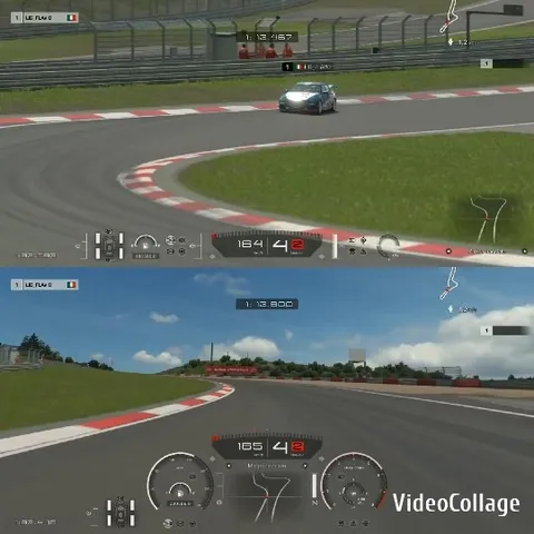 Racing Game Screenshots Comparison