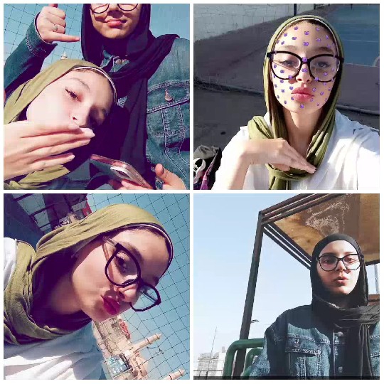 Women with Headscarves in Casual Setting