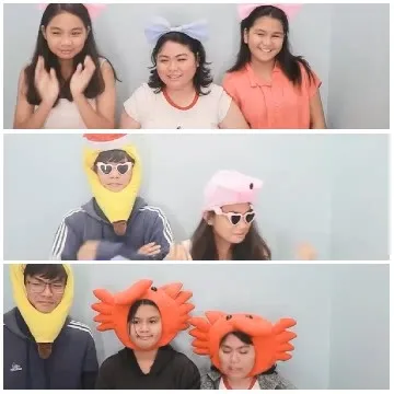 Playful Hat Moments with Friends