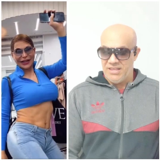 Smiling Woman and Man in Sunglasses