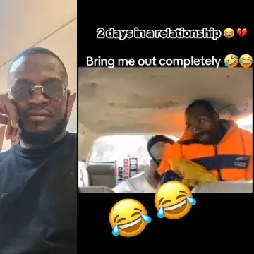 Bearded Man Talks in Car