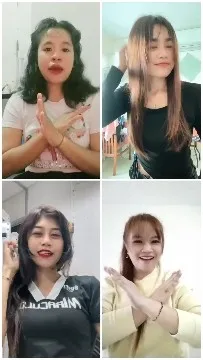 Women Smiling with Arms Crossed