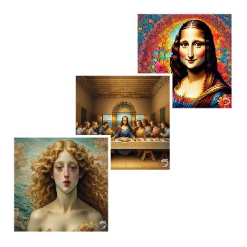 Famous Paintings with Colorful Backgrounds