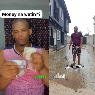 Counting Money Outdoors