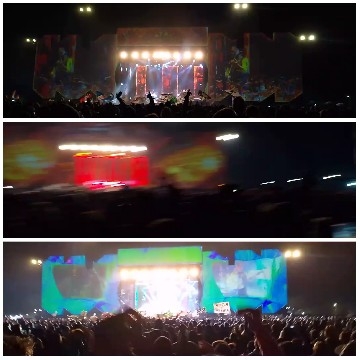 Concert Scenes with Bright Lights