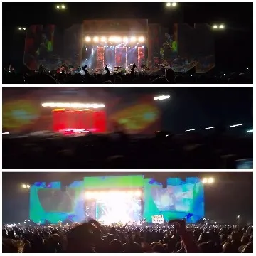 Concert Scenes with Bright Lights