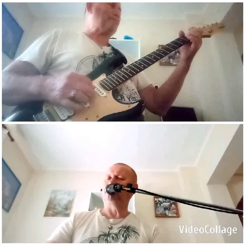 Playing Guitar and Singing at Home