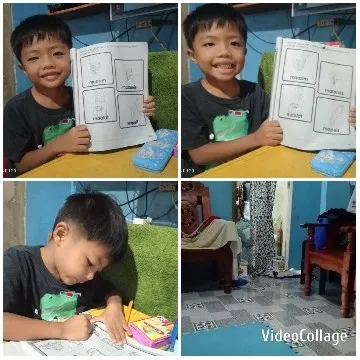 Child Engaged with Workbook