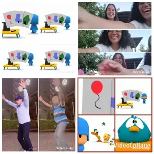 Smiling People and Cartoon Characters