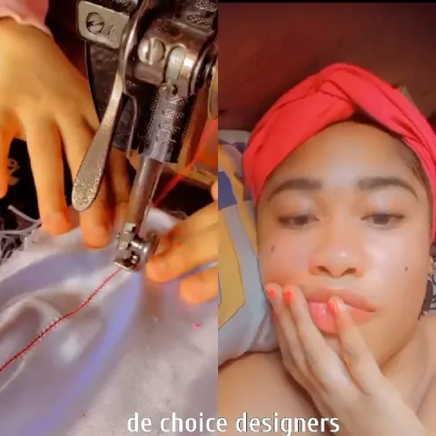 Sewing Machine and Relaxed Pose