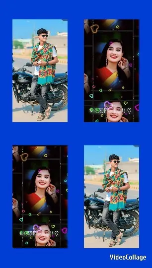 Smiling Group by Motorcycles
