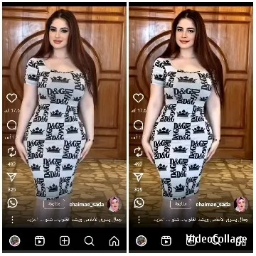 Woman in Dress Posing by Door