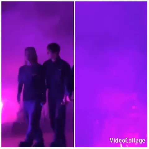 Purple Foggy Walkway