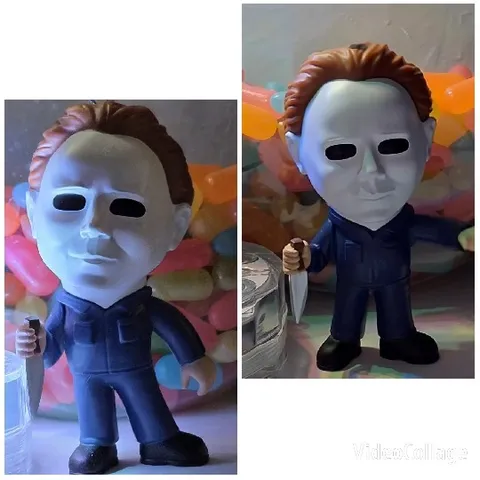 Figurines with Knife and Candy