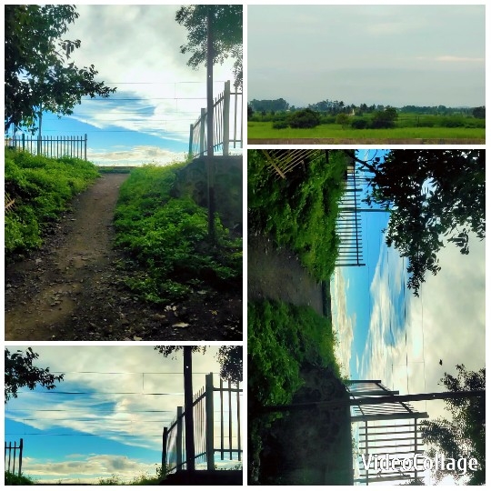 Countryside Path Under Blue Sky