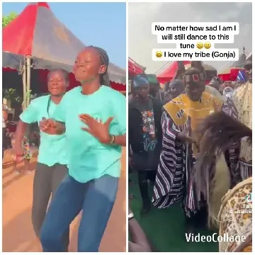 Dancing People and Traditional Attire