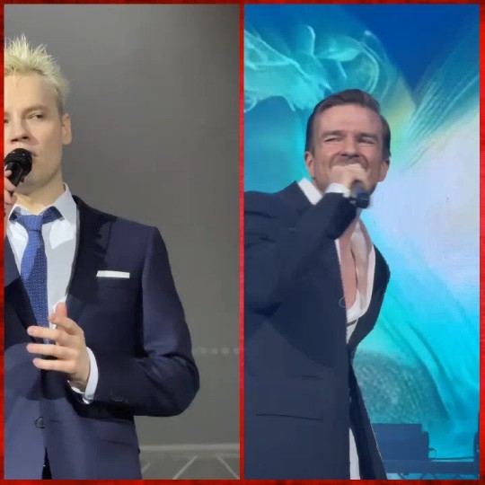 Men Singing on Stage