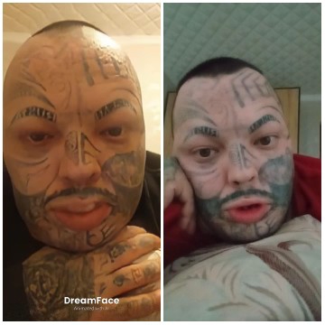Portraits of Person with Tattoos