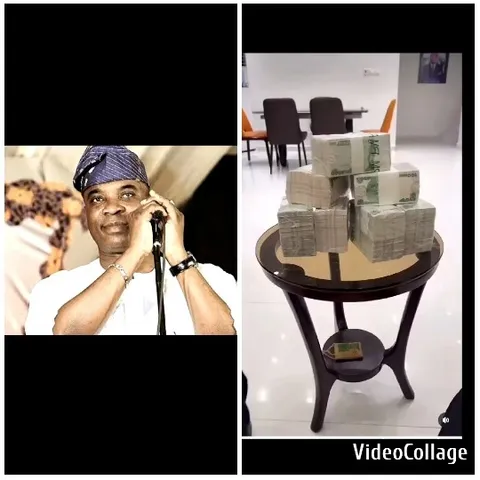 Speaking in Traditional Attire with Money