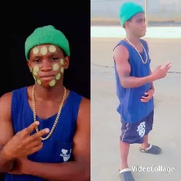 Person in Beanie Making Gesture Outdoors