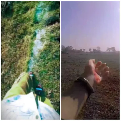 Walking on Grass and Sky