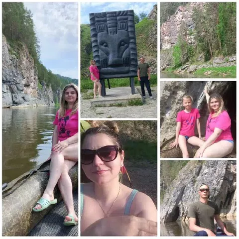 People Enjoying Scenic Outdoor Setting