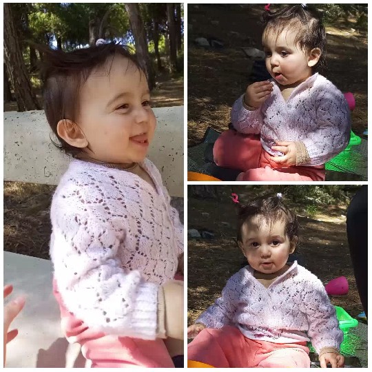 Child in Sweater at Park