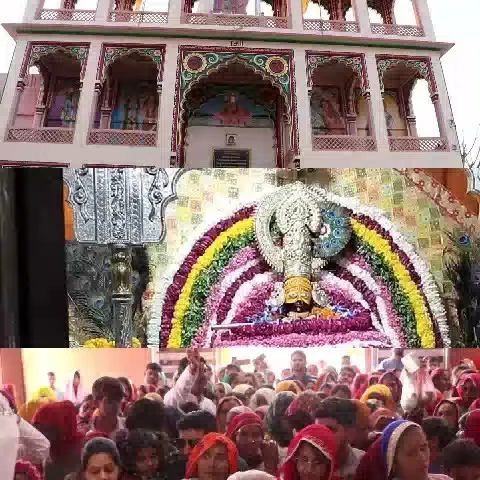 Decorated Temple and Gathering