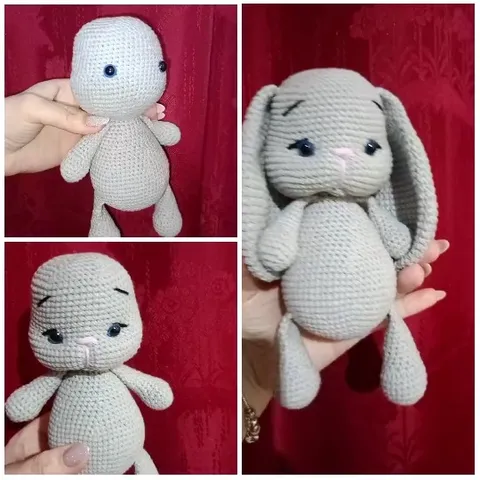 Crocheted Rabbit Toy Showcase
