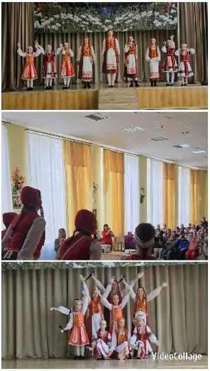 Children Performing in Traditional Costumes