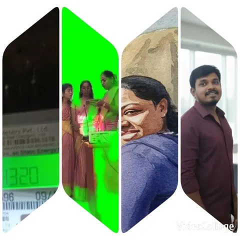 Traditional Clothing with Green Background