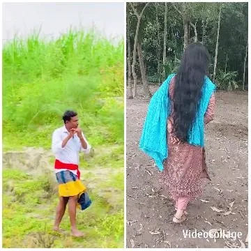Adjusting Clothing on Grassy Terrain