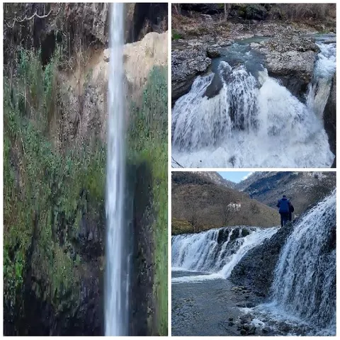 Three Waterfalls In Nature