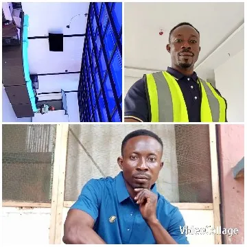 Images of Ceiling and Person