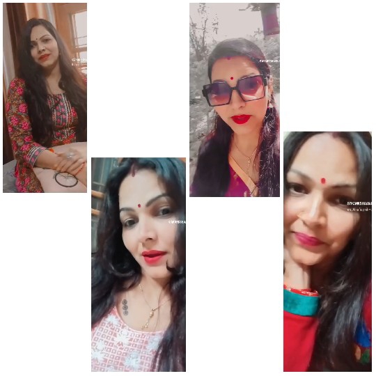Woman in Colorful Traditional Outfits