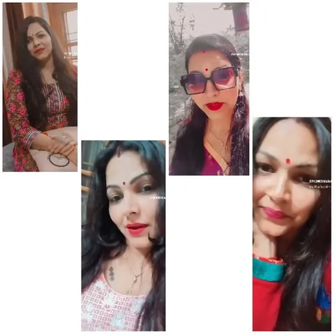 Woman in Colorful Traditional Outfits