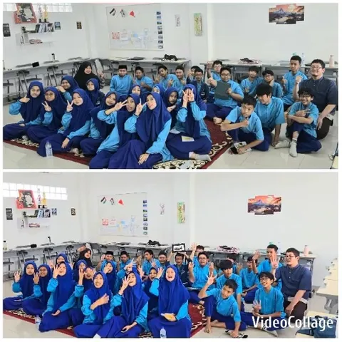 Smiling Schoolchildren in Classroom