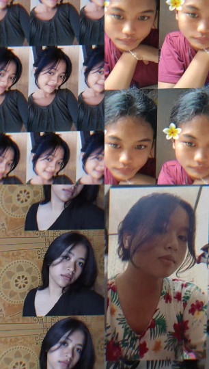 Young Woman's Selfie Collection