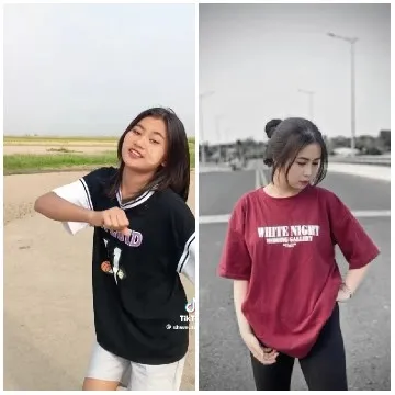 Young Women Dancing and Posing Outdoors