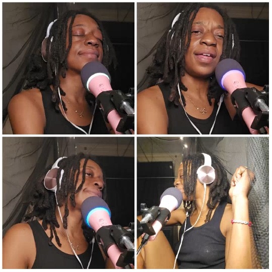 Recording Session with Headphones