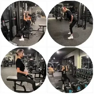 Gym Workout Routine in Four Parts