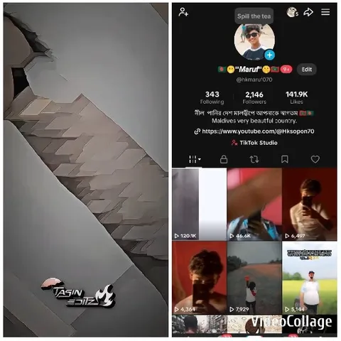 Social Media Profile and Abstract Design