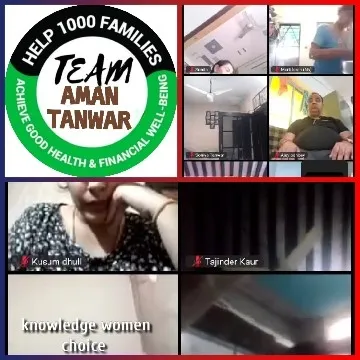 Participants in Video Conference Call