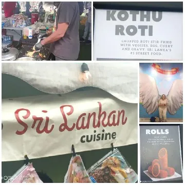 Cooking Stall and Sri Lankan Dishes
